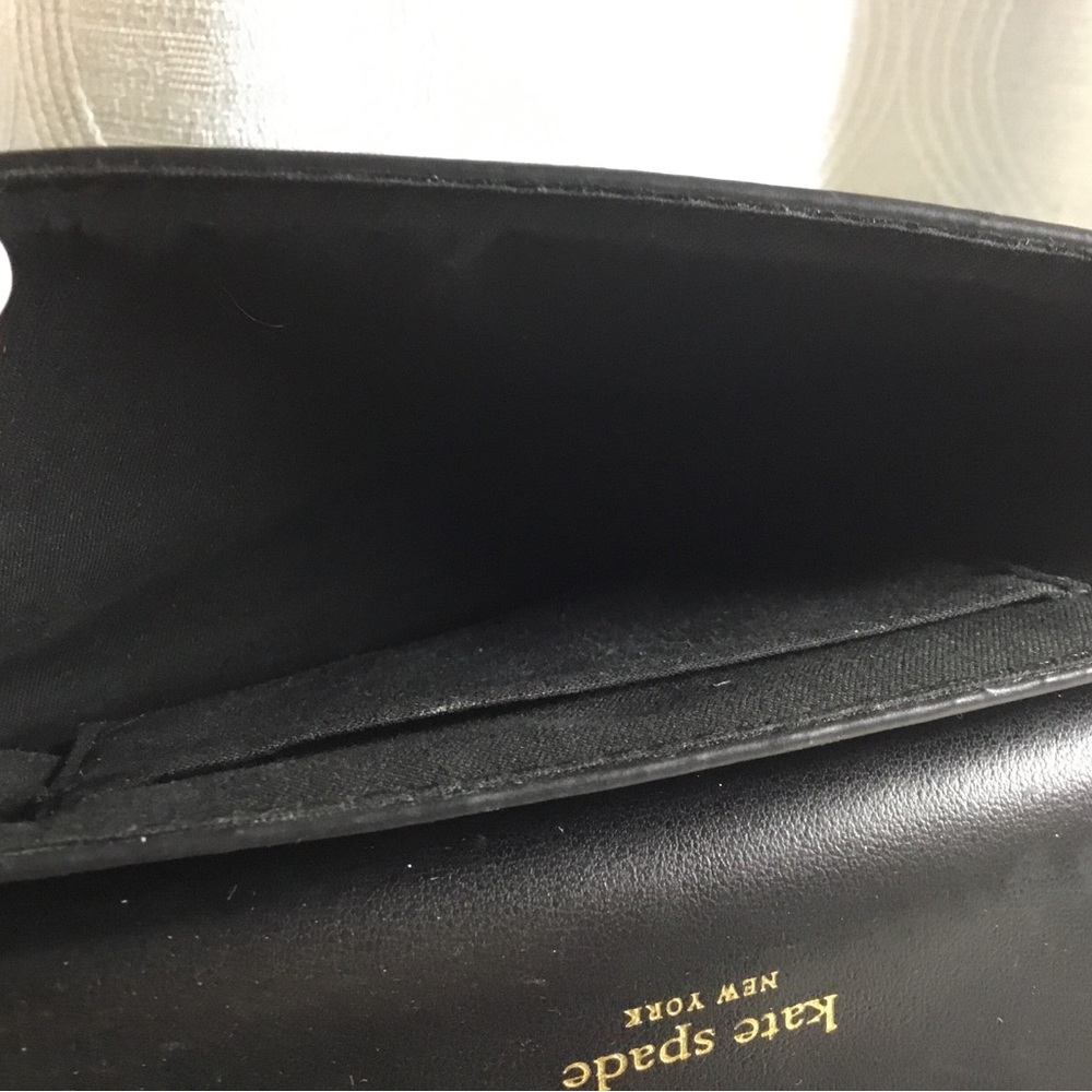 kate spade Black Leather Bow Belt Bag - Picture 7 of 8